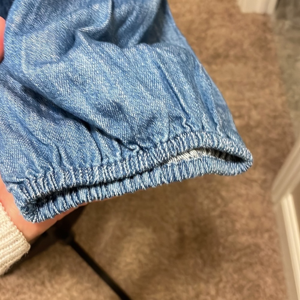 NWT XXL Old Navy denim cotton blouse - Picture 4 of 8